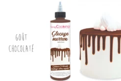 Glaçage marron prêt à l'emploi Scrapcooking - Goût chocolat 130g