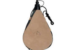Gourde en peau de taureau étanche 1.5L + cordon de transport