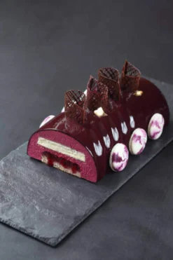 Gouttière à bûche en fer blanc