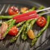 Grande pince de cuisine Triangle inox embouts silicone amovibles