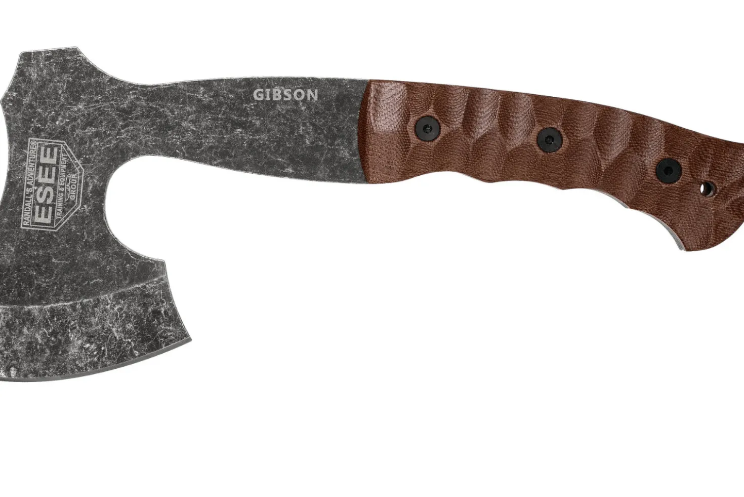 Hachette Esee Gibson Axe ESEE-GIBSON-AXE manche micarta 26cm + étui cuir
