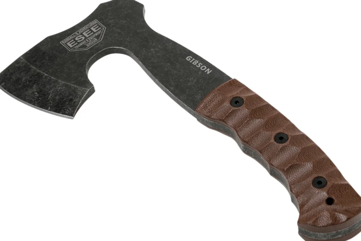Hachette Esee Gibson Axe ESEE-GIBSON-AXE manche micarta 26cm + étui cuir