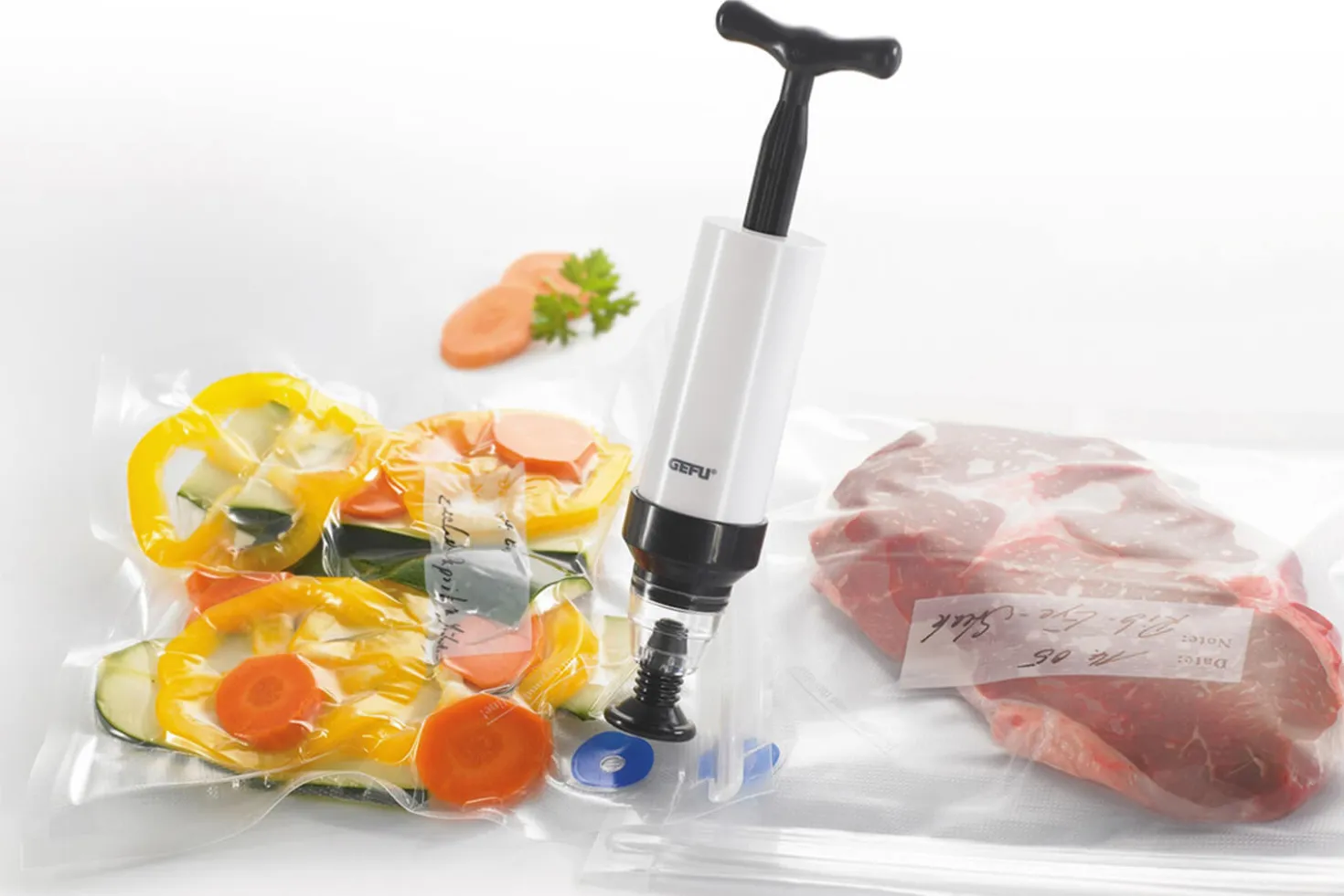 Kit de mise sous vide Gefu Vaco avec 10 sachets