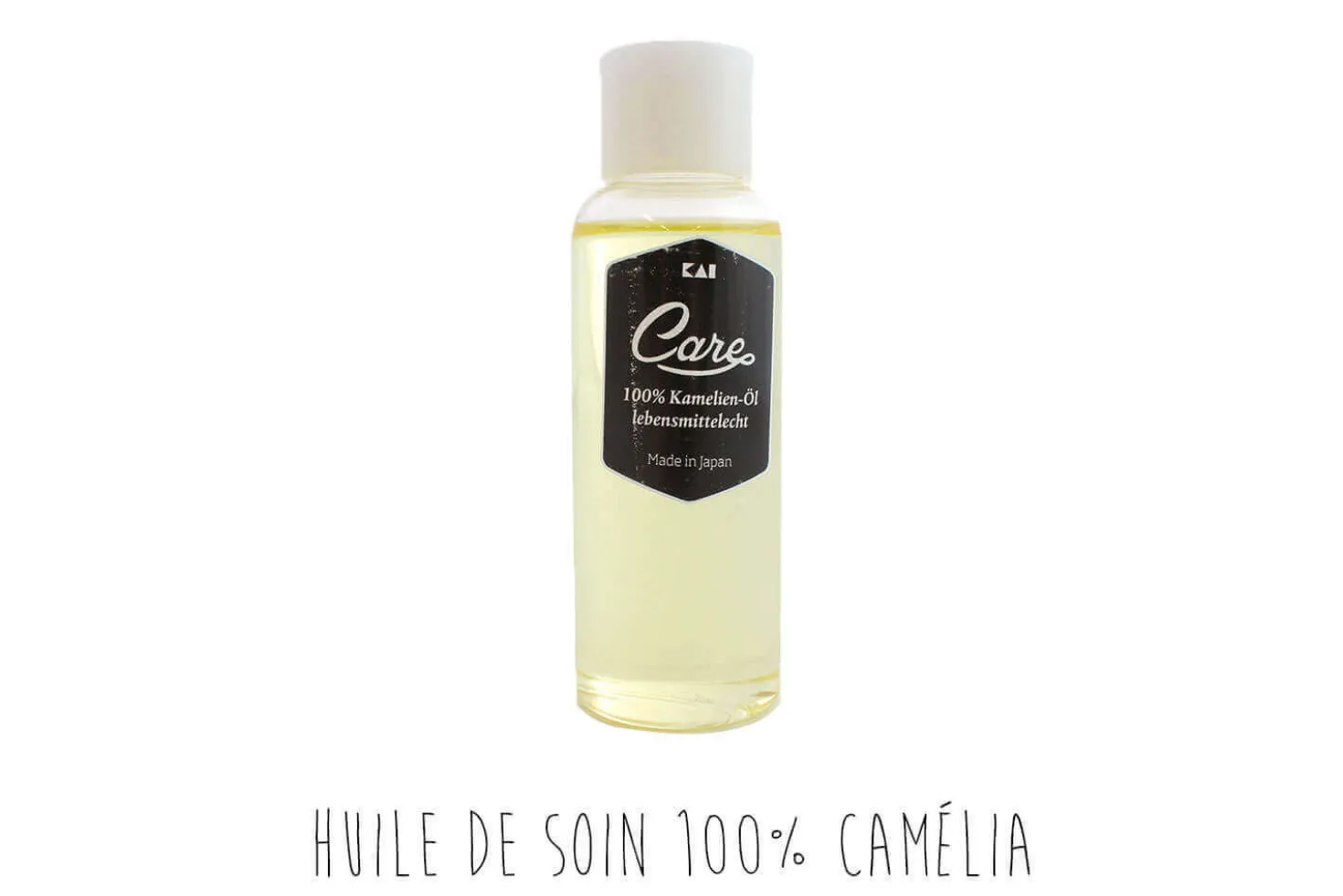 Kit de soin KAI pour entretien des couteaux de cuisine - Huile + Microfibre