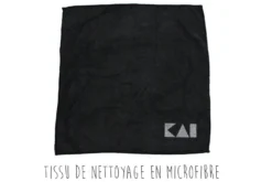 Kit de soin KAI pour entretien des couteaux de cuisine - Huile + Microfibre