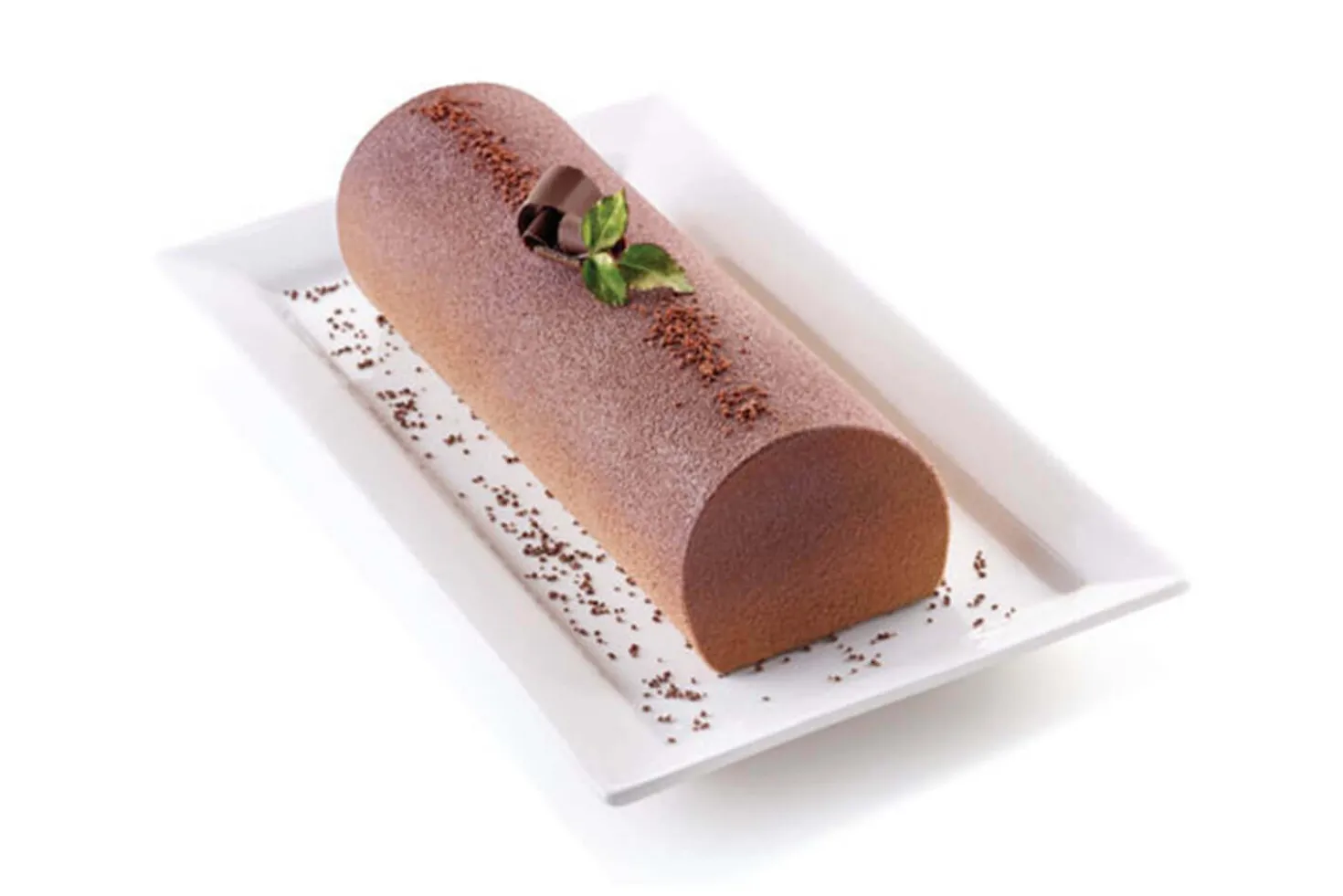 Kit moule à bûche glacée en silicone Silikomart Diamond