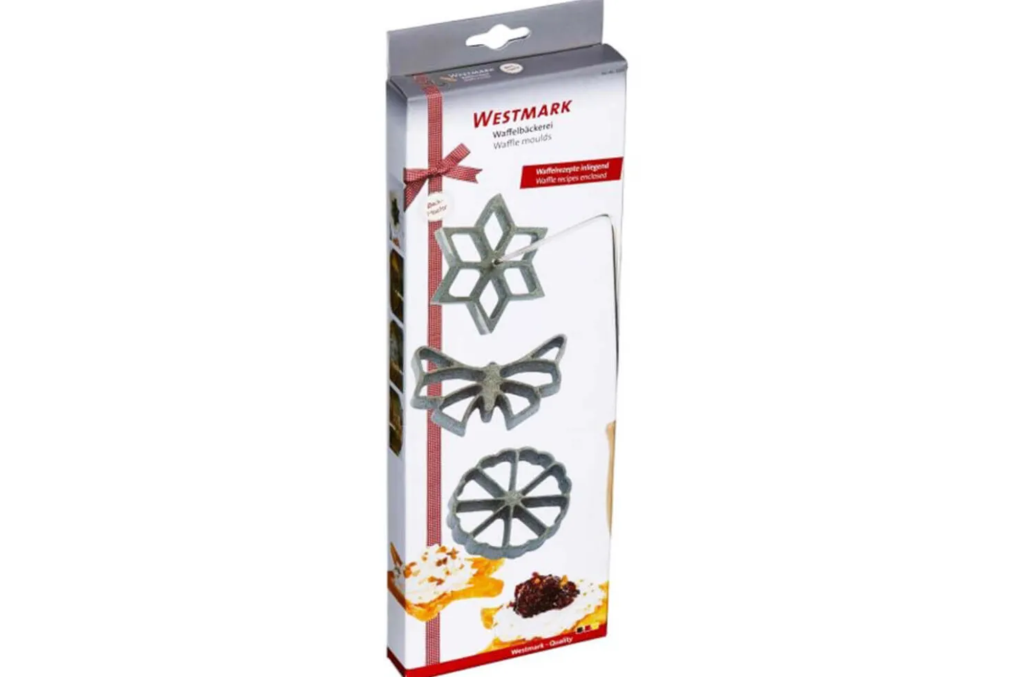Kit moules à gaufres Westmark 3 motifs