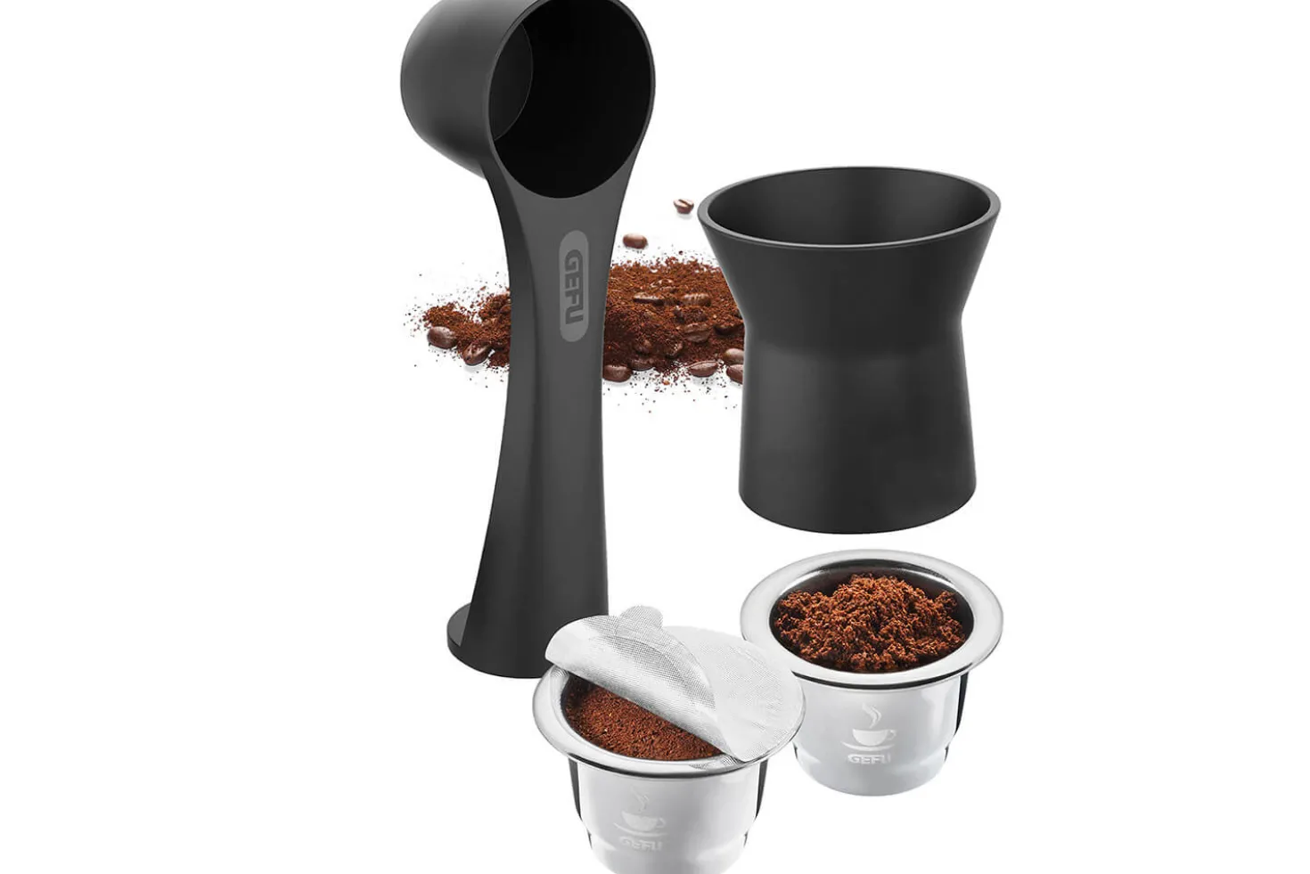 Kit pour capsules de café réutilisables Gefu Conscio