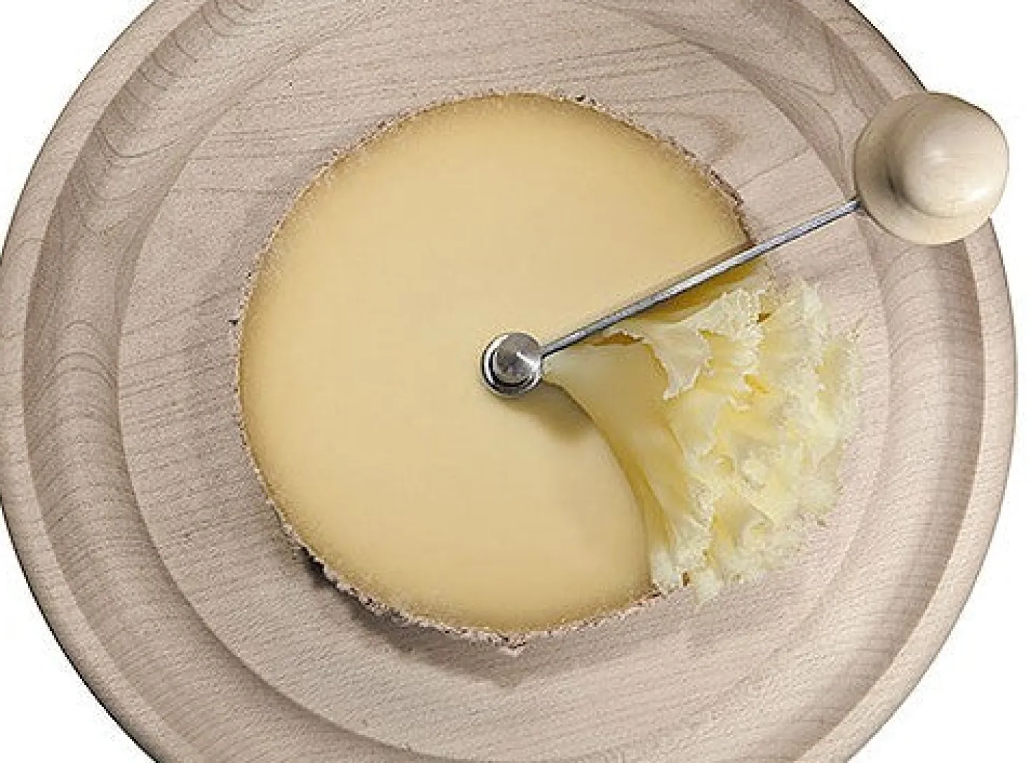La Girolle® à fromage originale à manivelle acier inox