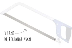 Lame carbone pour scie manche PP bleu 45cm