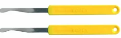 Lame de boulanger inox boule manche jaune - 2 pièces