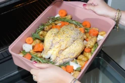 L'Incroyable Plat Ajustable Cookut 40x30cm guimauve