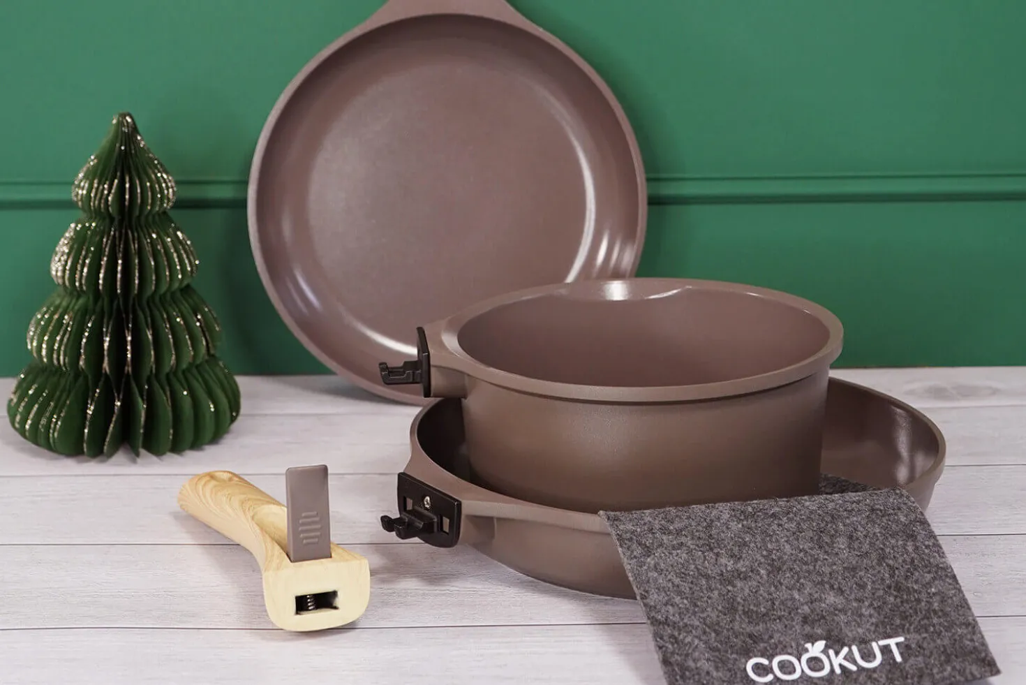 L'Incroyable Poêle Cookut 28cm à poignée amovible