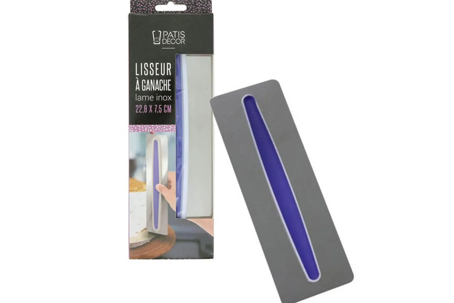 Lisseur à ganache Patisdécor en inox
