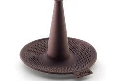 Lot de 6 moules à bagel Lékué marron en silicone Platinum