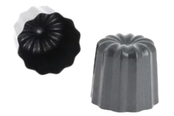 Lot de 4 moules à cannelés bordelais De Buyer anti-adhésifs