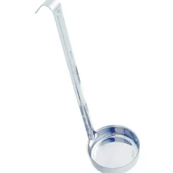 Louche à fond plat 23cl acier inox 18/10 monobloc professionnelle 36cm