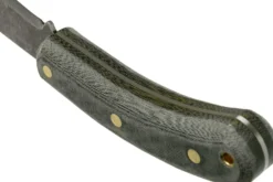 Machette Esee Darien lame carbone 31,5cm manche micarta gris + étui