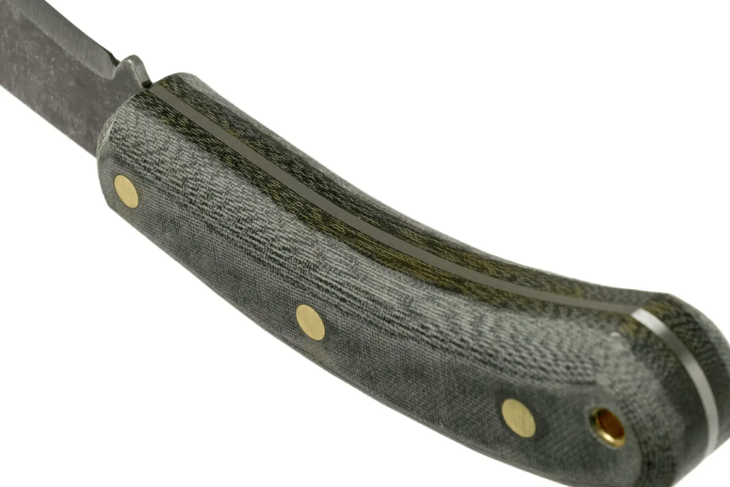 Machette Esee Darien lame carbone 31,5cm manche micarta gris + étui