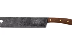 Machette Esee Expat Libertariat lame acier carbone 22,8cm manche bois de noyer + étui