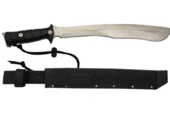 Machette kukri Wildsteer W Tiger WTIG0113N 45cm manche Kraton noir + étui en nylon