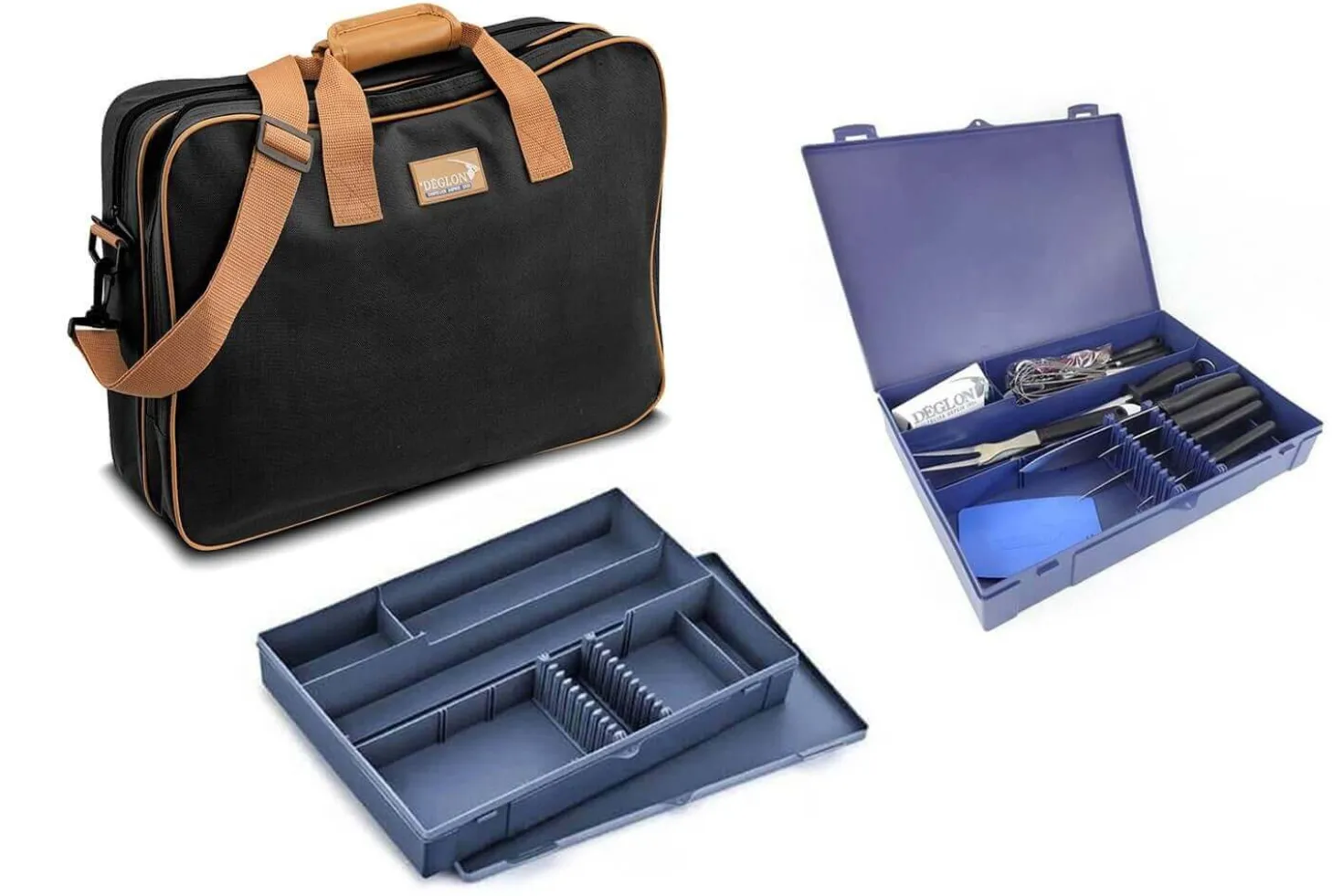 Malette à couteaux Deglon Urban Case noire avec coffret vide