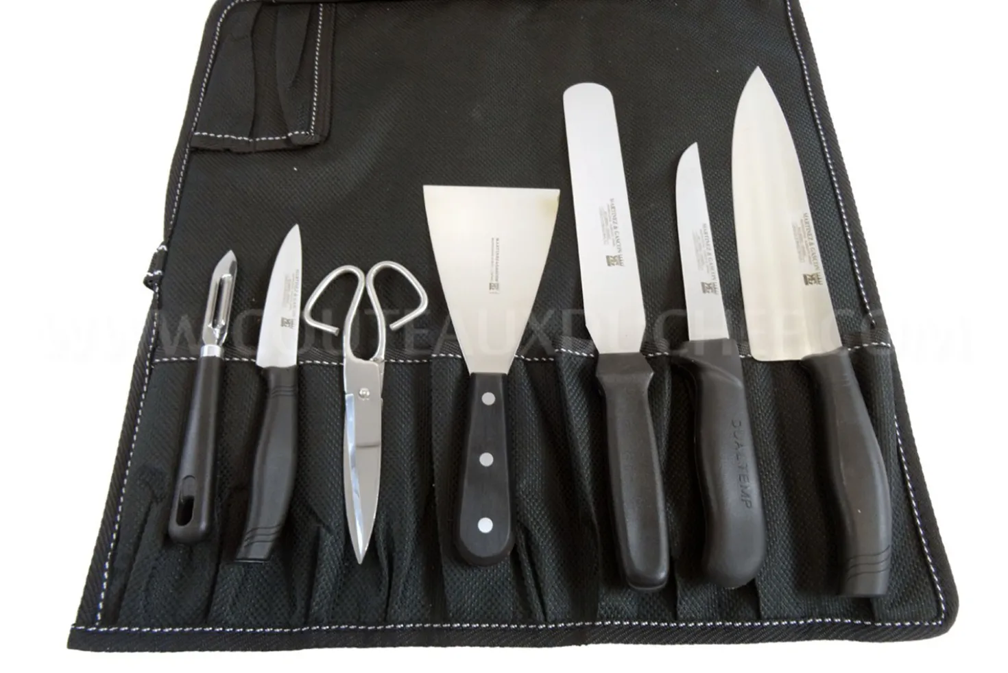 Malette 7 couteaux et accessoires Martinez & Gascon