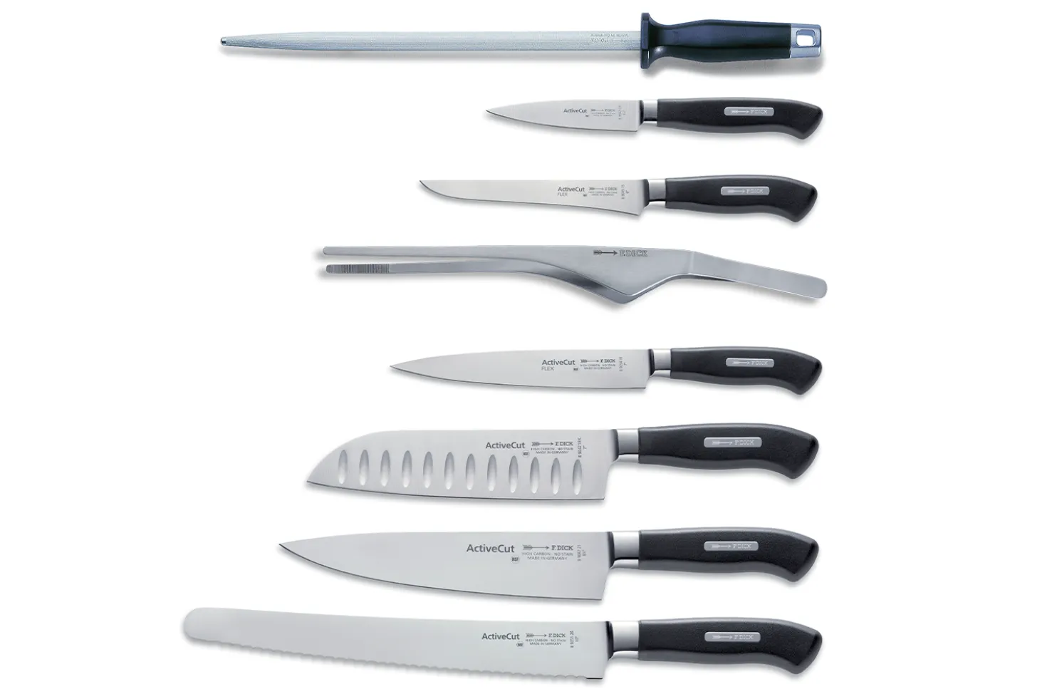 Malette de cuisine DICK Activecut 8 pièces forgées acier inoxydable