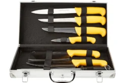 Mallette Albert de Thiers ECO 6 couteaux de cuisine + 1 fusil à aiguiser