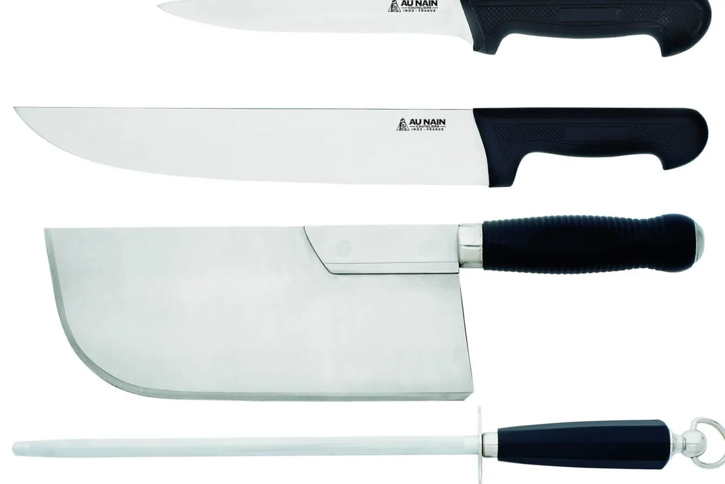 Mallette Au Nain en métal spéciale dépeçage du gibier 5 pièces