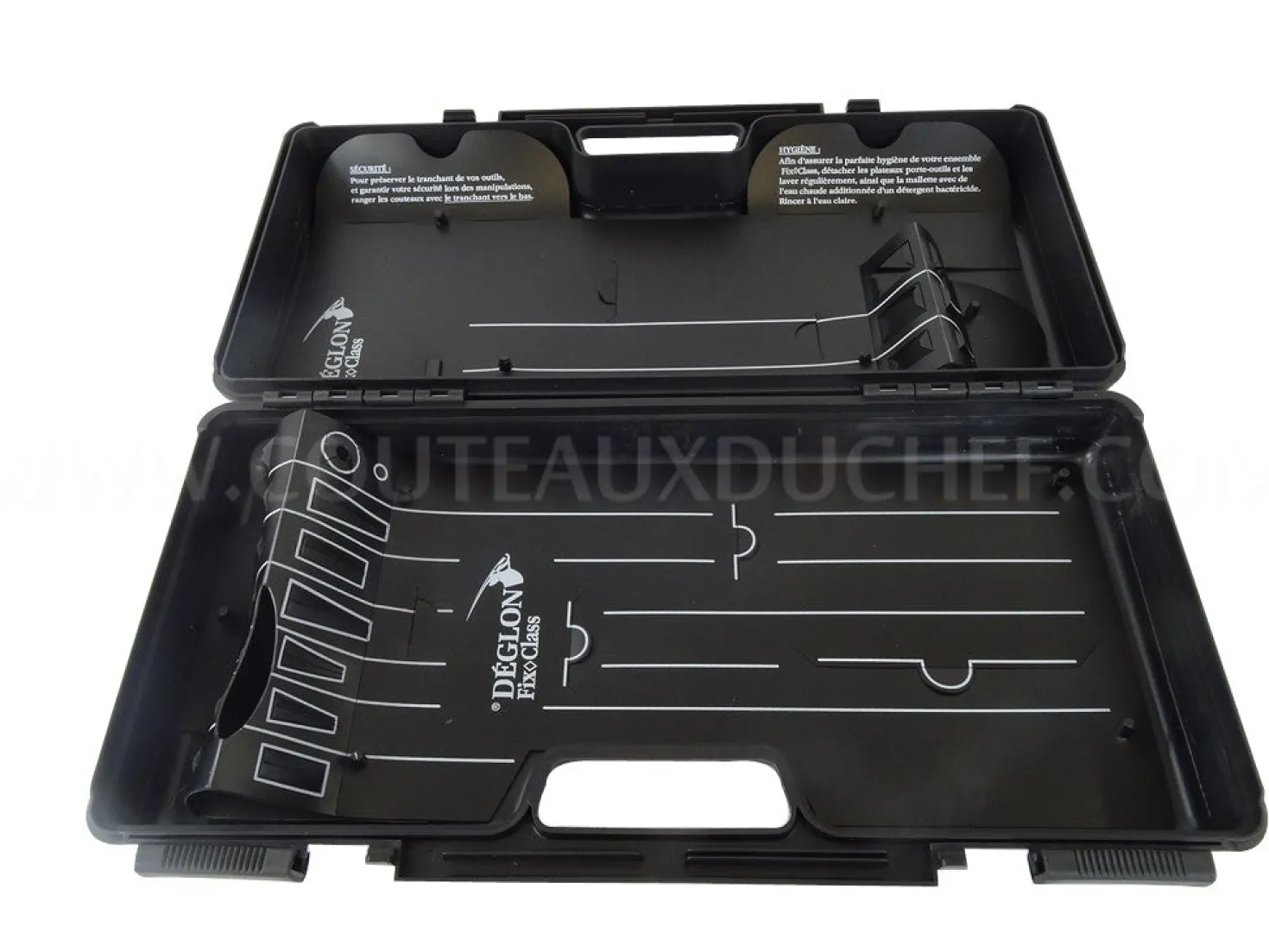 Mallette compacte vide Deglon avec 2 plateaux fixes
