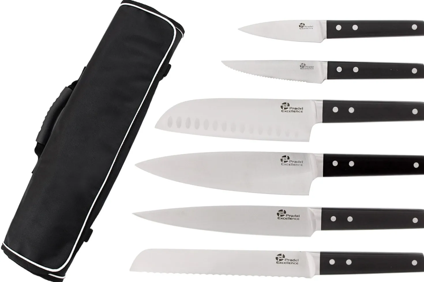 Mallette 6 couteaux cuisine Pro Pradel Excellence