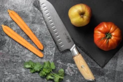 Mallette 4 couteaux de cuisine Fukito Pakka San Mai