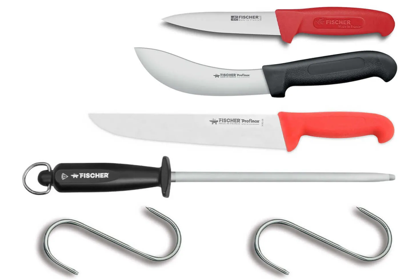 Mallette de chasse Fischer 6 couteaux et accessoires