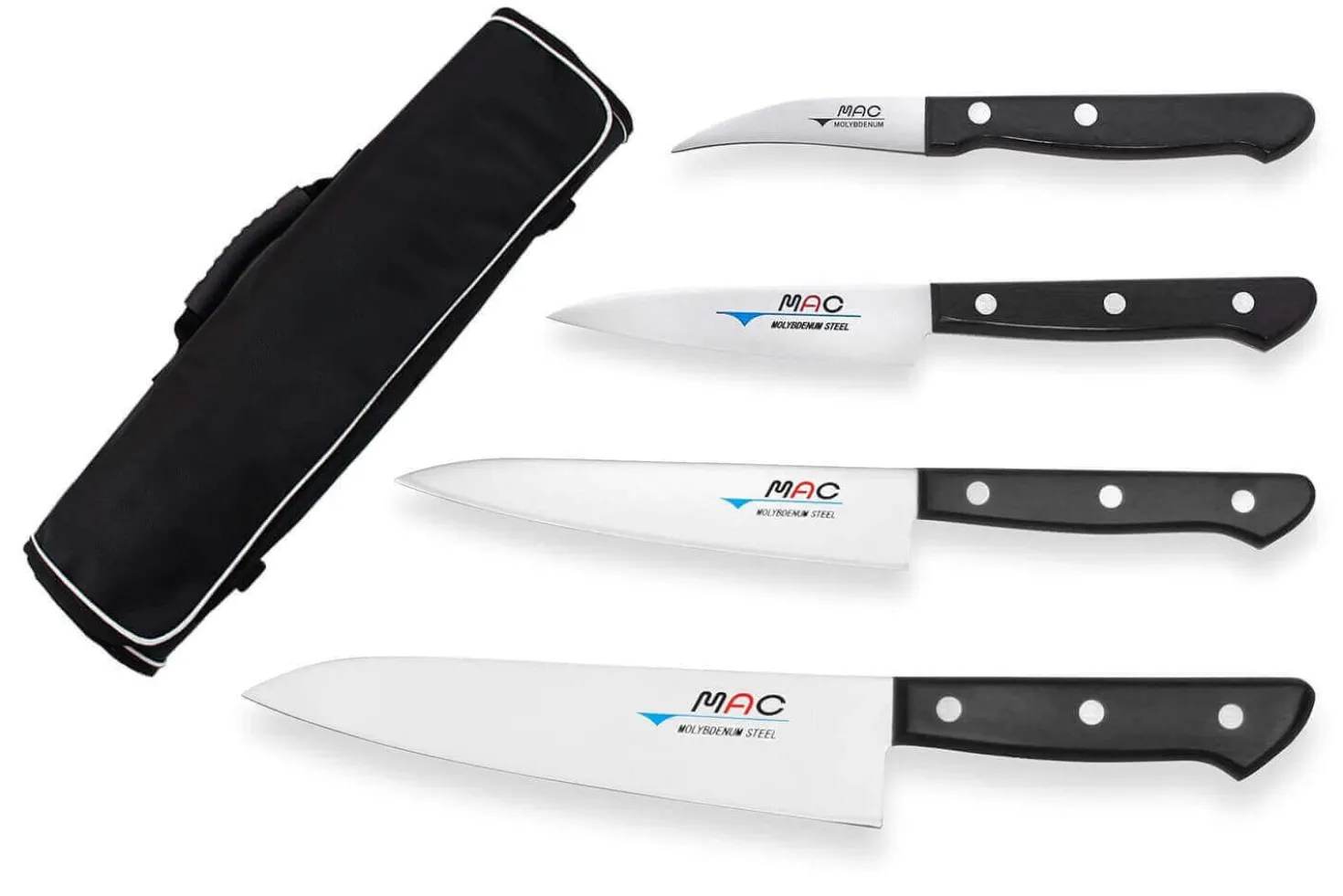 Mallette de 4 couteaux japonais MAC Chef