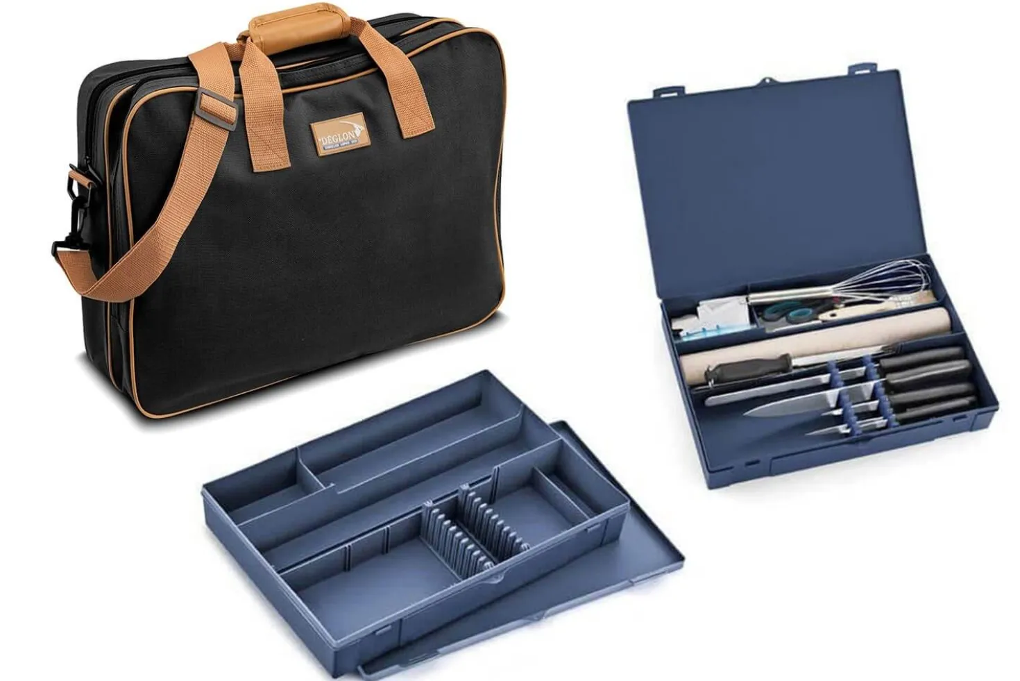 Mallette de pâtissier 33 accessoires Urban Case DEGLON noire