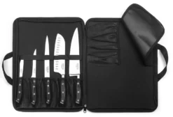 Mallette extra plate 5 couteaux de cuisine Sabatier Trompette Vulcano