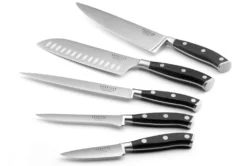 Mallette extra plate 5 couteaux de cuisine Sabatier Trompette Vulcano
