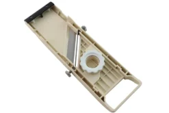 Mandoline japonaise professionnelle Benriner 3 lames petit modèle + poussoir extra large