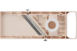 Mandoline japonaise professionnelle Super Benriner 3 lames + poussoir - Epaisseur réglable 0,5 à 4mm