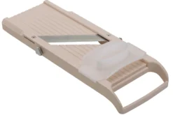 Mandoline japonaise professionnelle Super Benriner 3 lames + poussoir - Epaisseur réglable 0,5 à 4mm