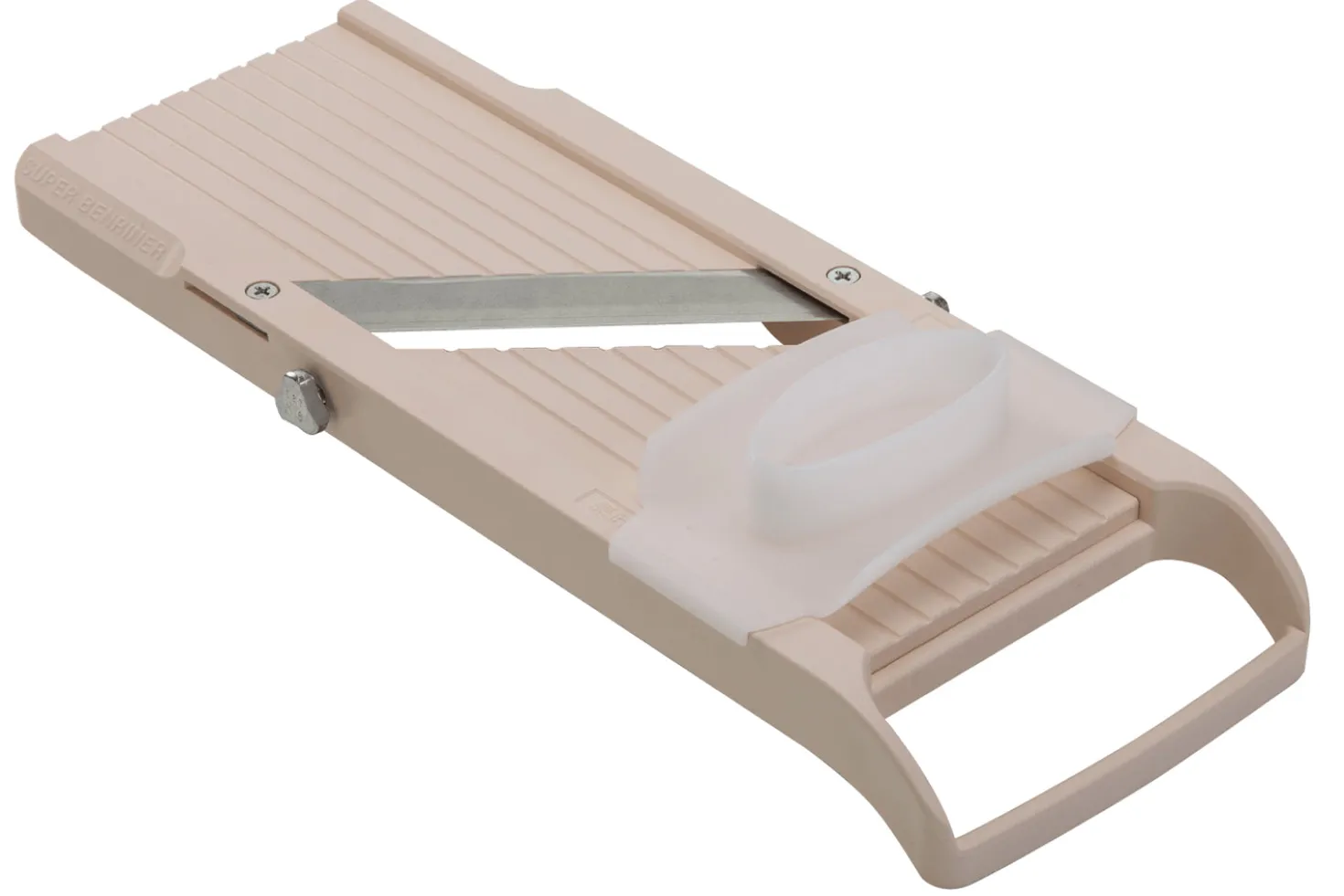 Mandoline japonaise professionnelle Super Benriner 3 lames + poussoir - Epaisseur réglable 0,5 à 4mm