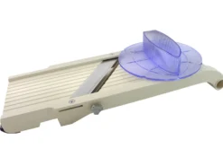 Mandoline japonaise professionnelle Benriner 3 lames + poussoir extra large
