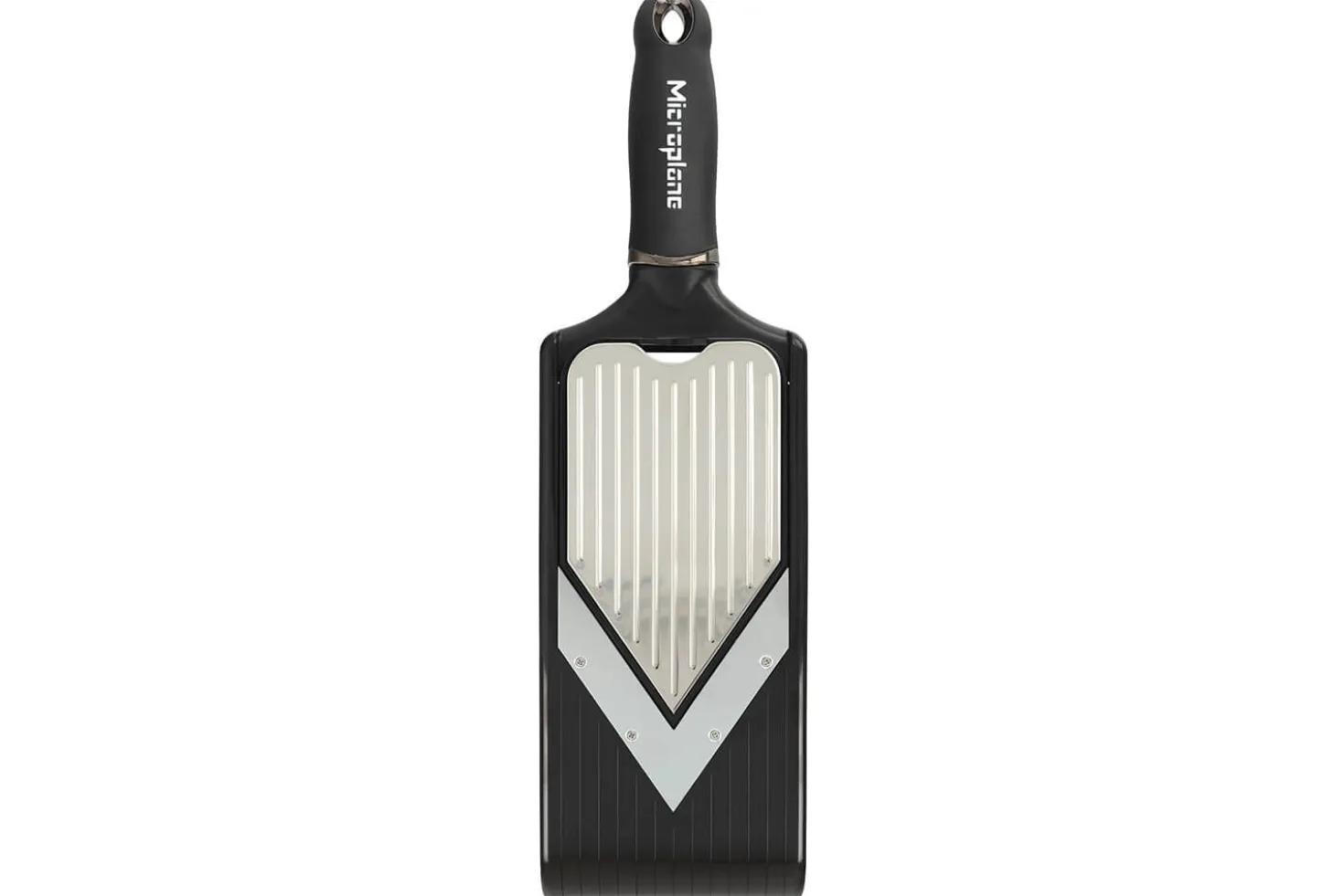 Mandoline Microplane en V double fonctions avec protège doigts