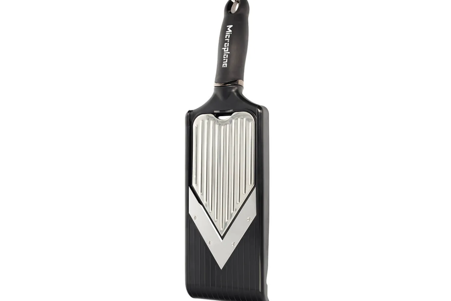Mandoline Microplane en V double fonctions avec protège doigts