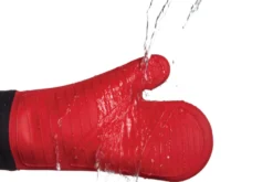 Manique MasterClass en silicone rouge sans couture avec manchette en coton