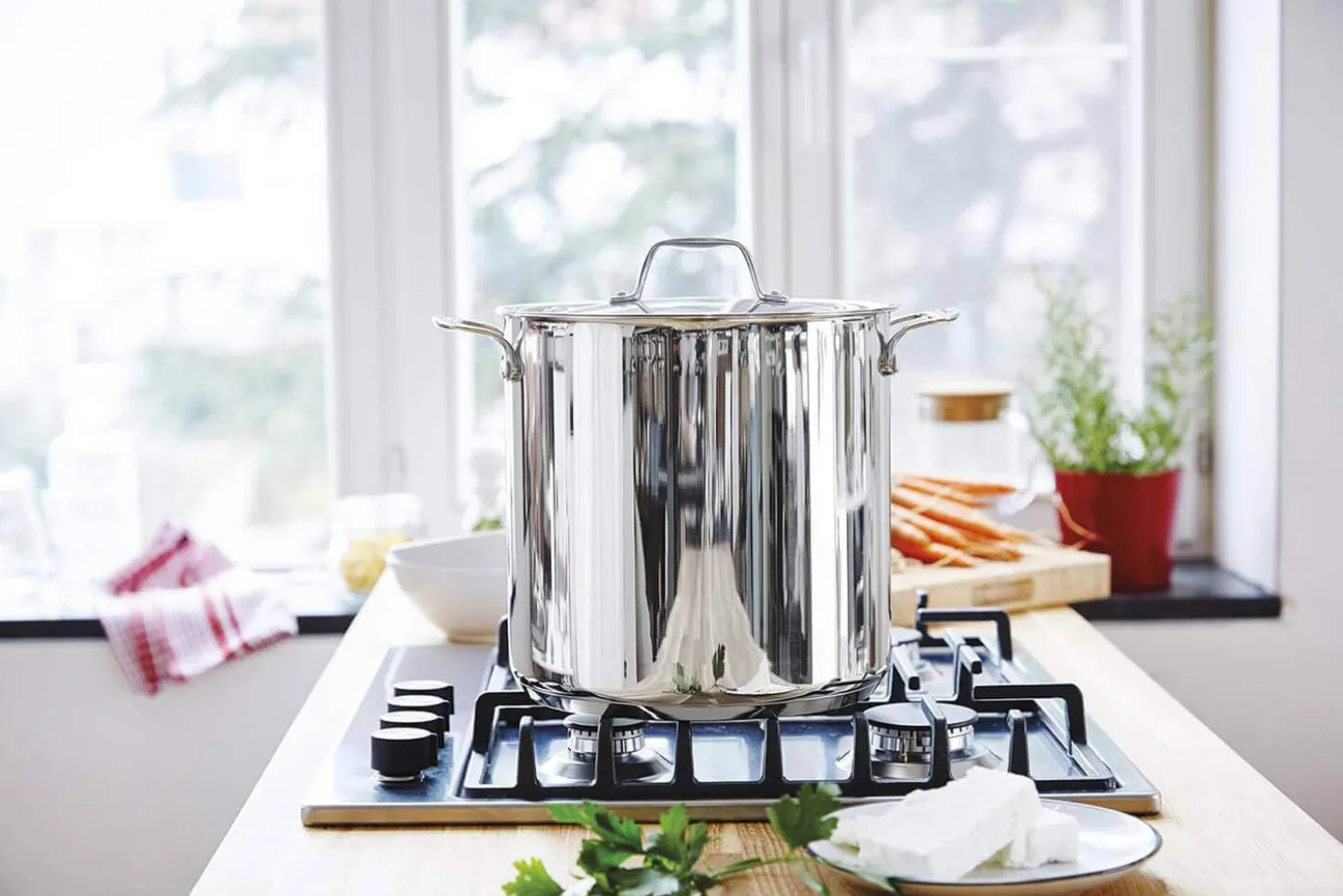 Marmite Beka Chef en inox avec couvercle