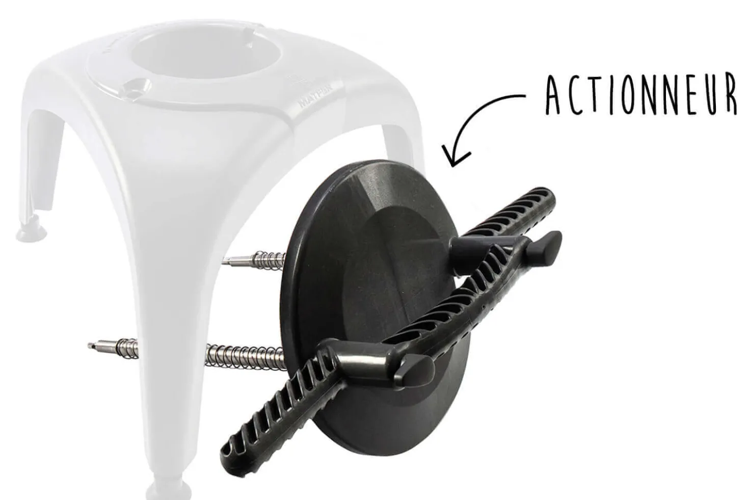 Matfer Prep Chef Actionneur sans support et accessoires