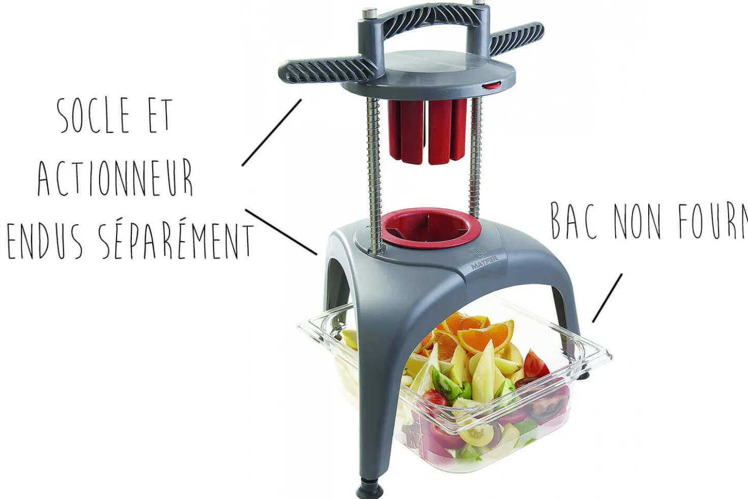 Matfer Prep Chef Diviseur 6 quartiers tomates et agrumes