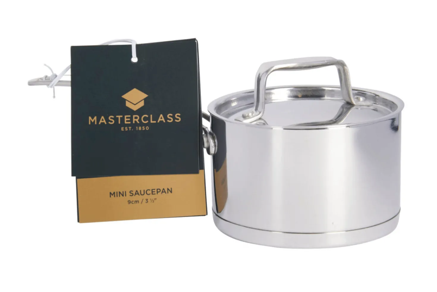 Mini casserole MasterClass en acier inox 8,5cm + couvercle